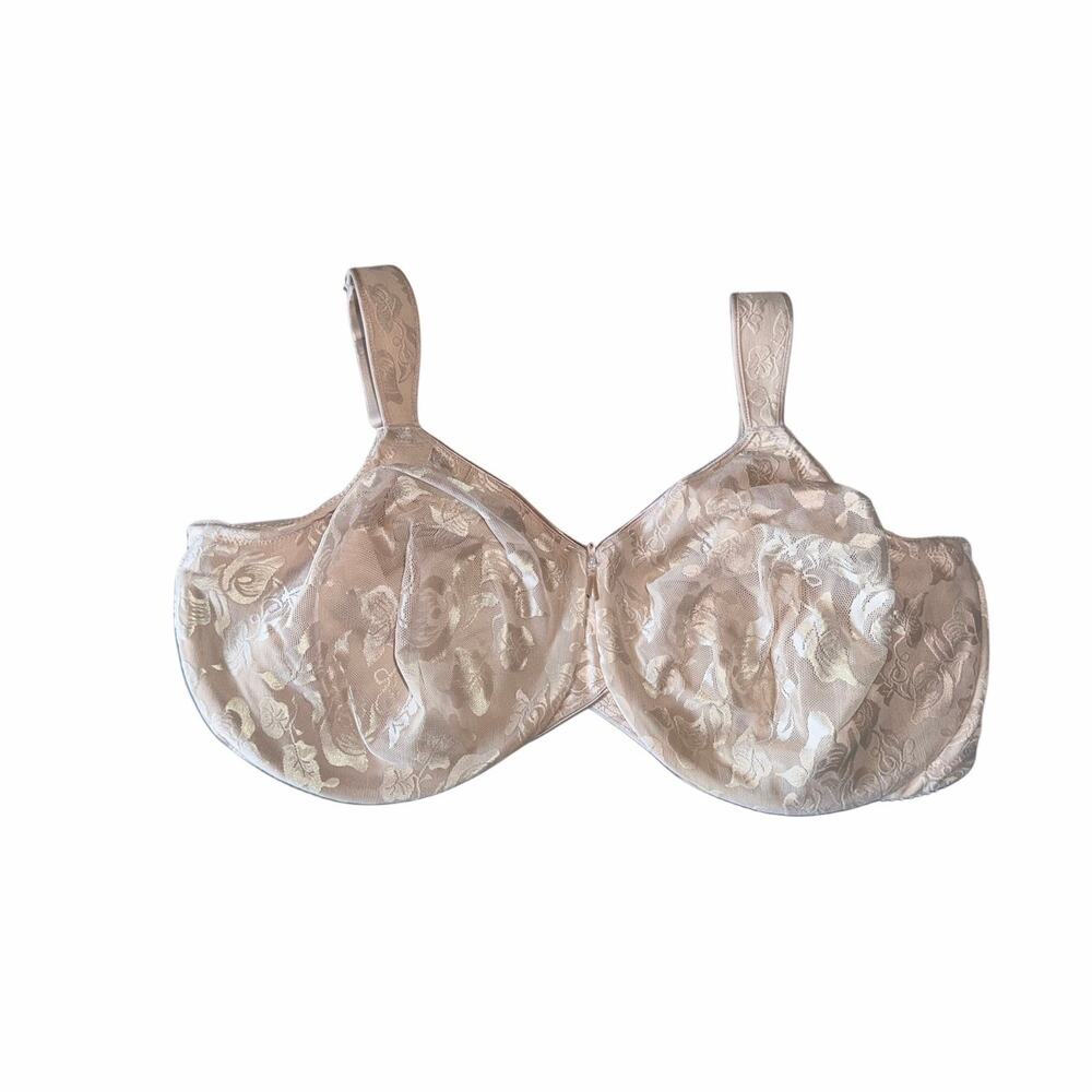 Wacoal nude tan underwire bra 85567 44H full coverage support